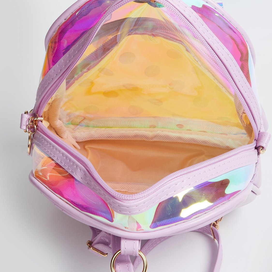 GINGER Girls Appliqued Zip-Closure Backpack