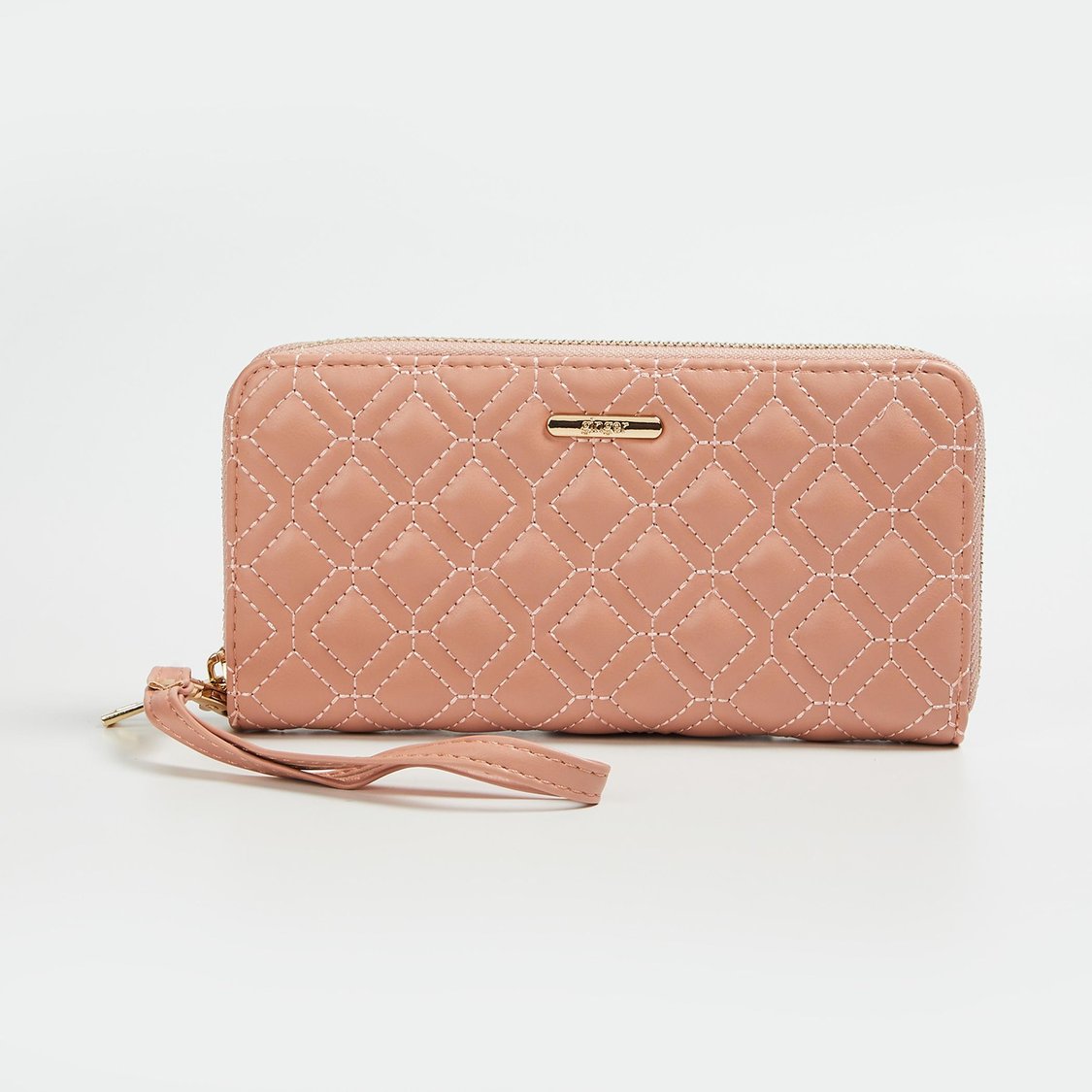 GINGER Women Quilted Zip Around Wallet