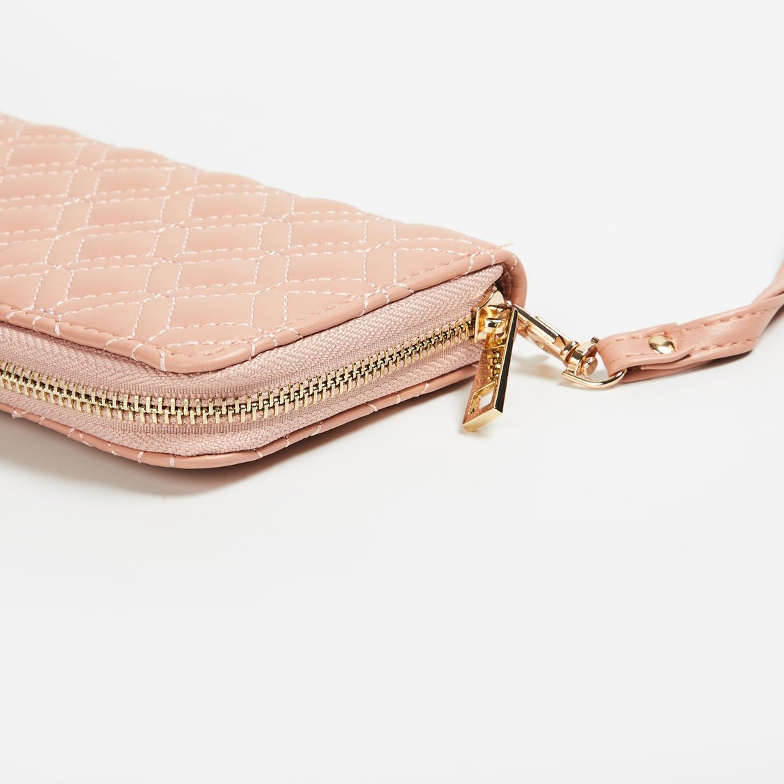 GINGER Women Quilted Zip Around Wallet