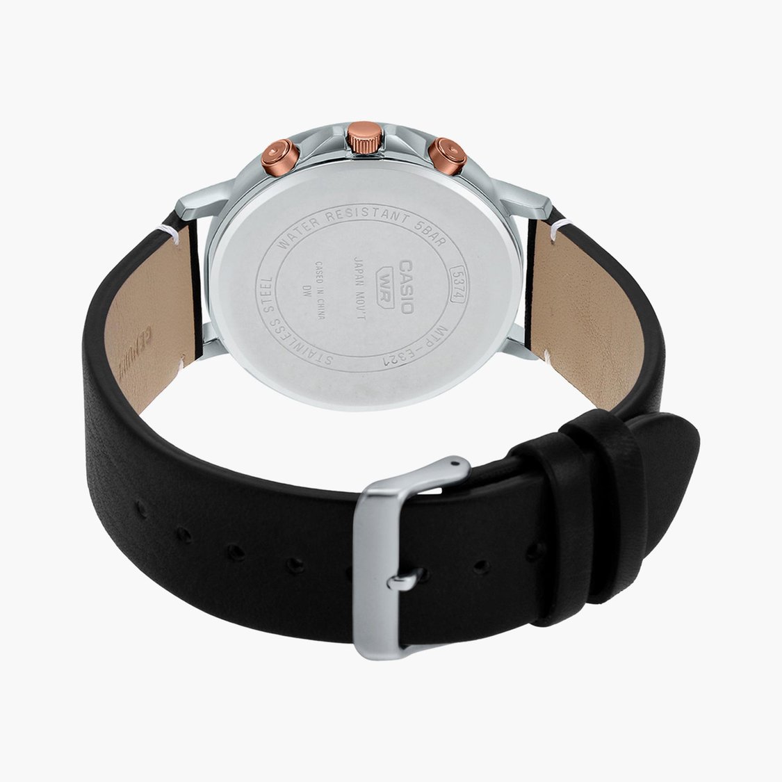 CASIO Men Analog Watch with Leather Strap - A1847