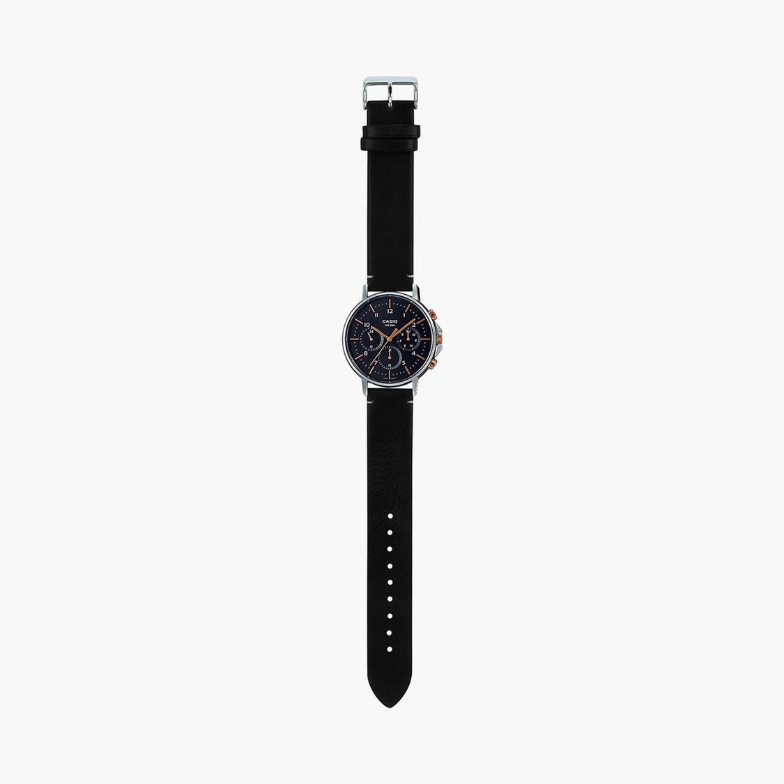 CASIO Men Analog Watch with Leather Strap - A1847
