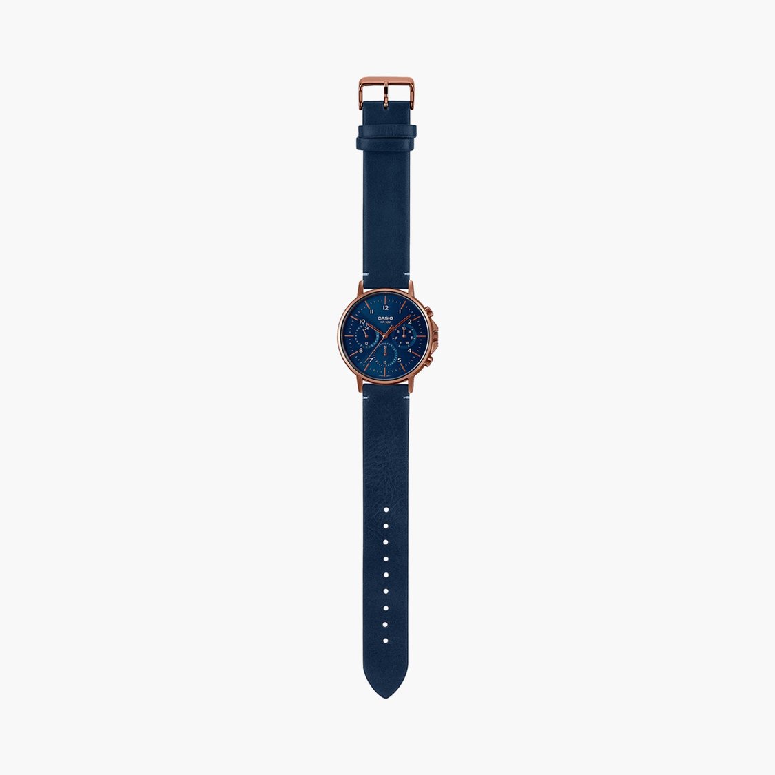 CASIO Men Analog Watch with Leather Strap - A1849