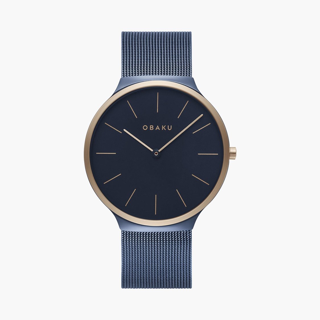 Buy OBAKU Men Analog Watch with Mesh Strap V240GXSLML from Obaku
