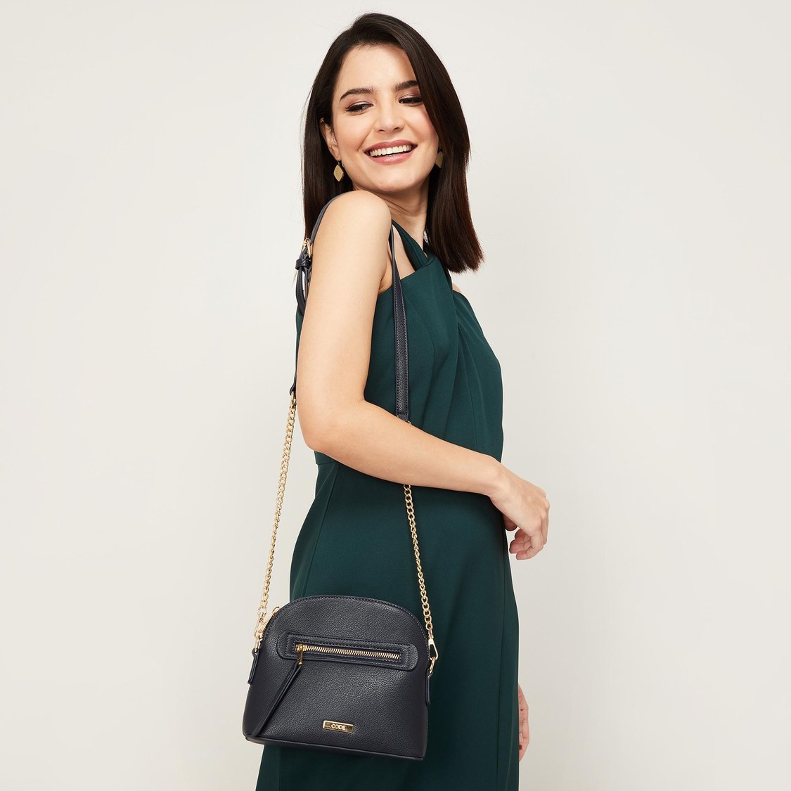CODE Women Solid Sling Bag
