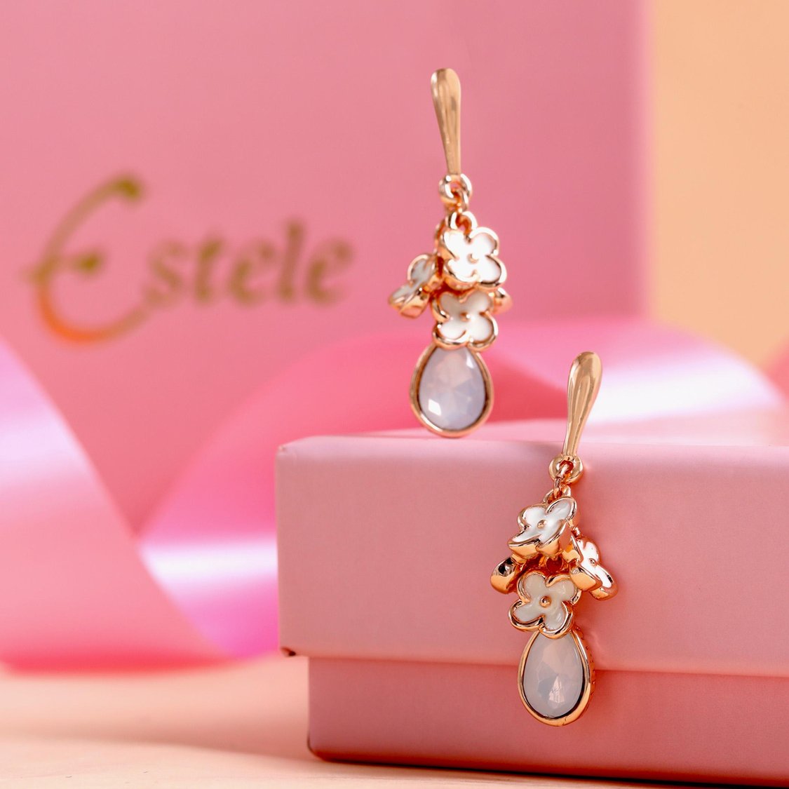 ESTELE Embellished Drop Earrings