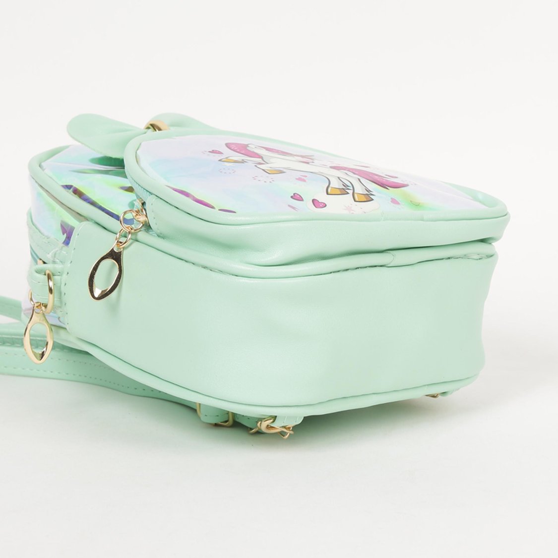 GINGER Girls Printed Zip-Closure Backpack