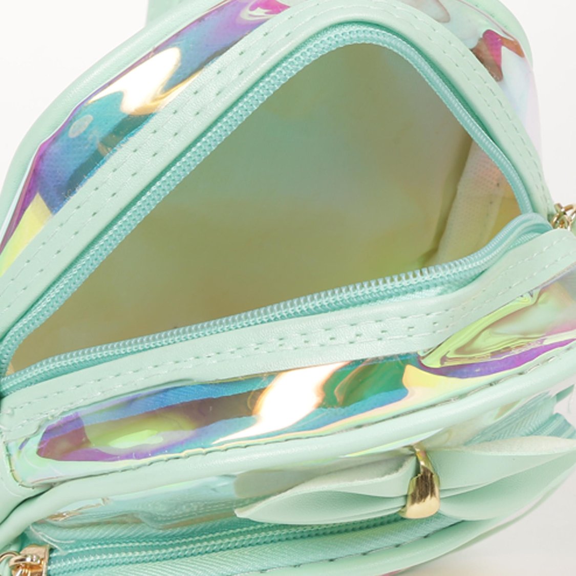 GINGER Girls Printed Zip-Closure Backpack