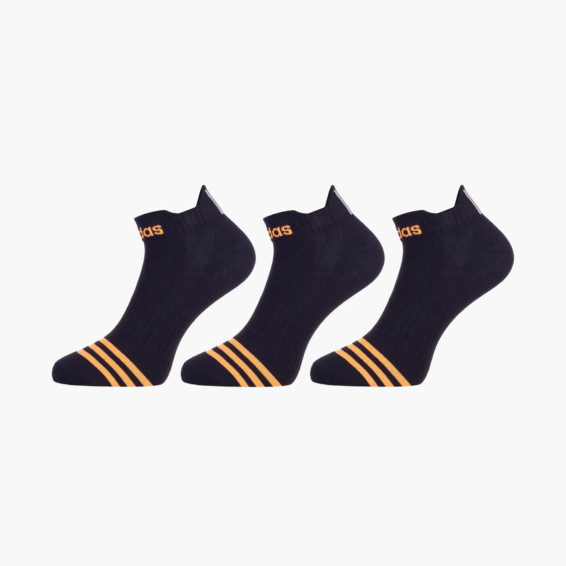 ADIDAS Men Stripe Detailed Ankle-Length Socks - Pack of 3