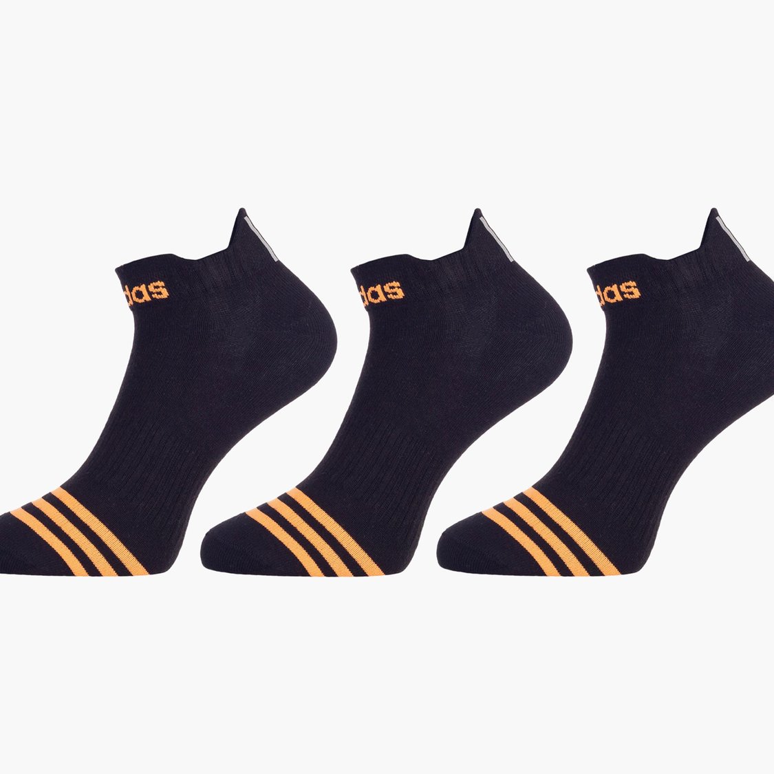 ADIDAS Men Stripe Detailed Ankle-Length Socks - Pack of 3
