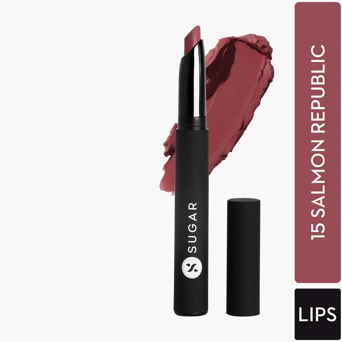 SUGAR Matte Attack Transferproof Lipstick - 15 Salmon Republic