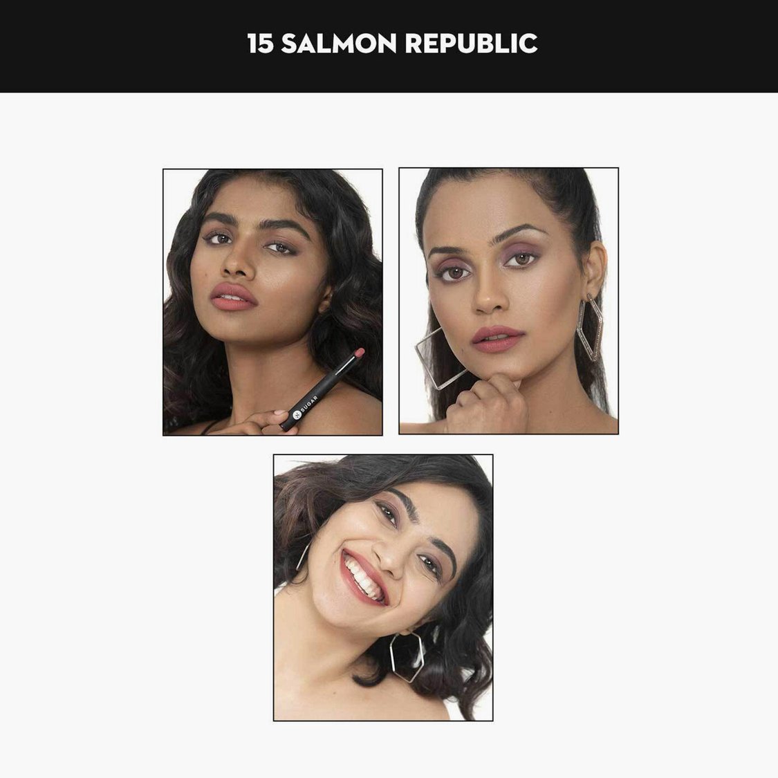 SUGAR Matte Attack Transferproof Lipstick - 15 Salmon Republic