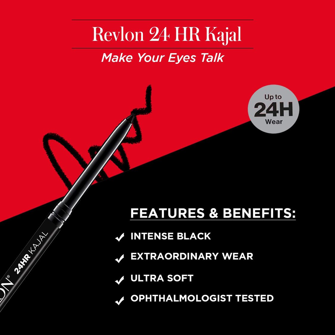 REVLON 24-Hr Kajal - Intense Black