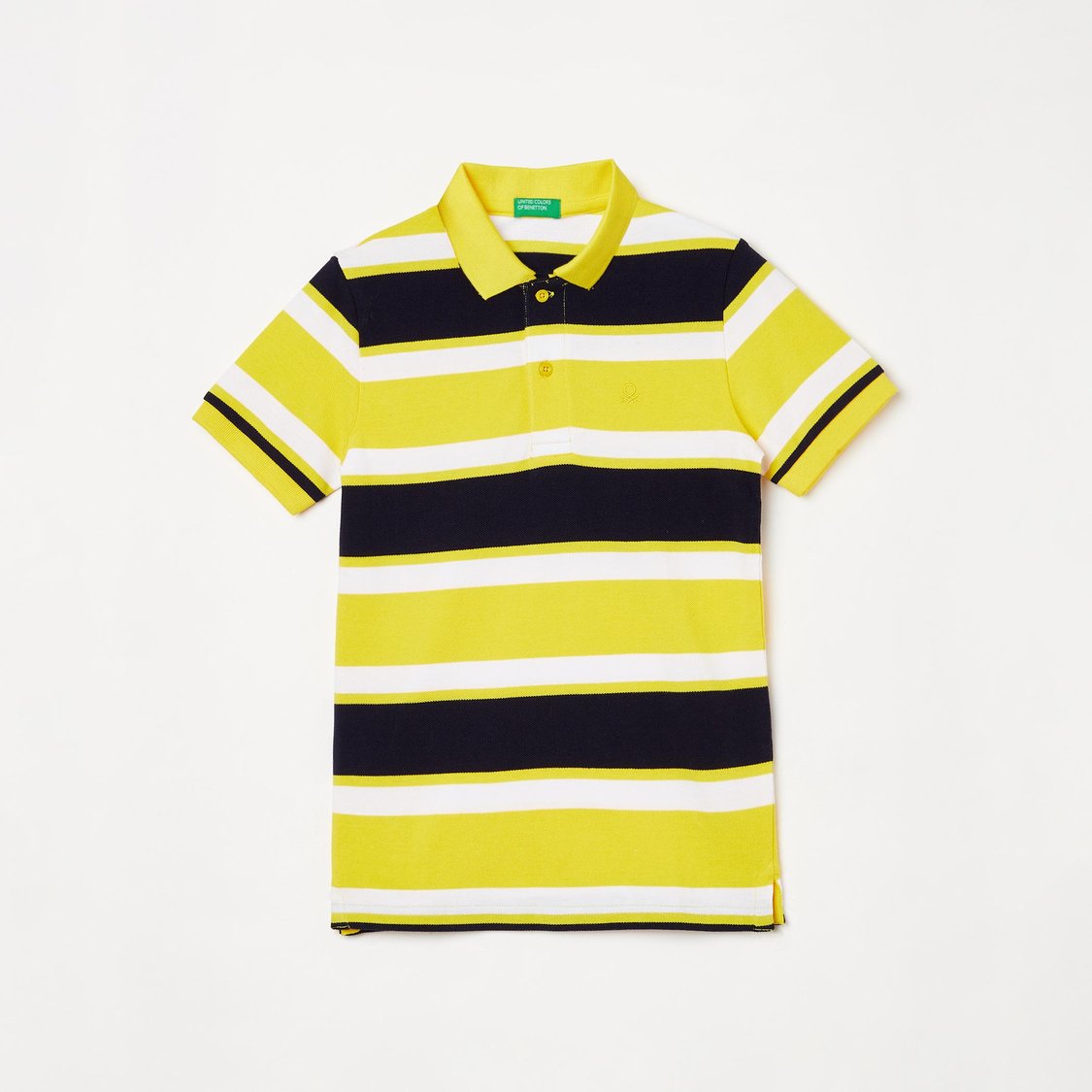 UNITED COLORS OF BENETTON Boys Striped Polo T-shirt