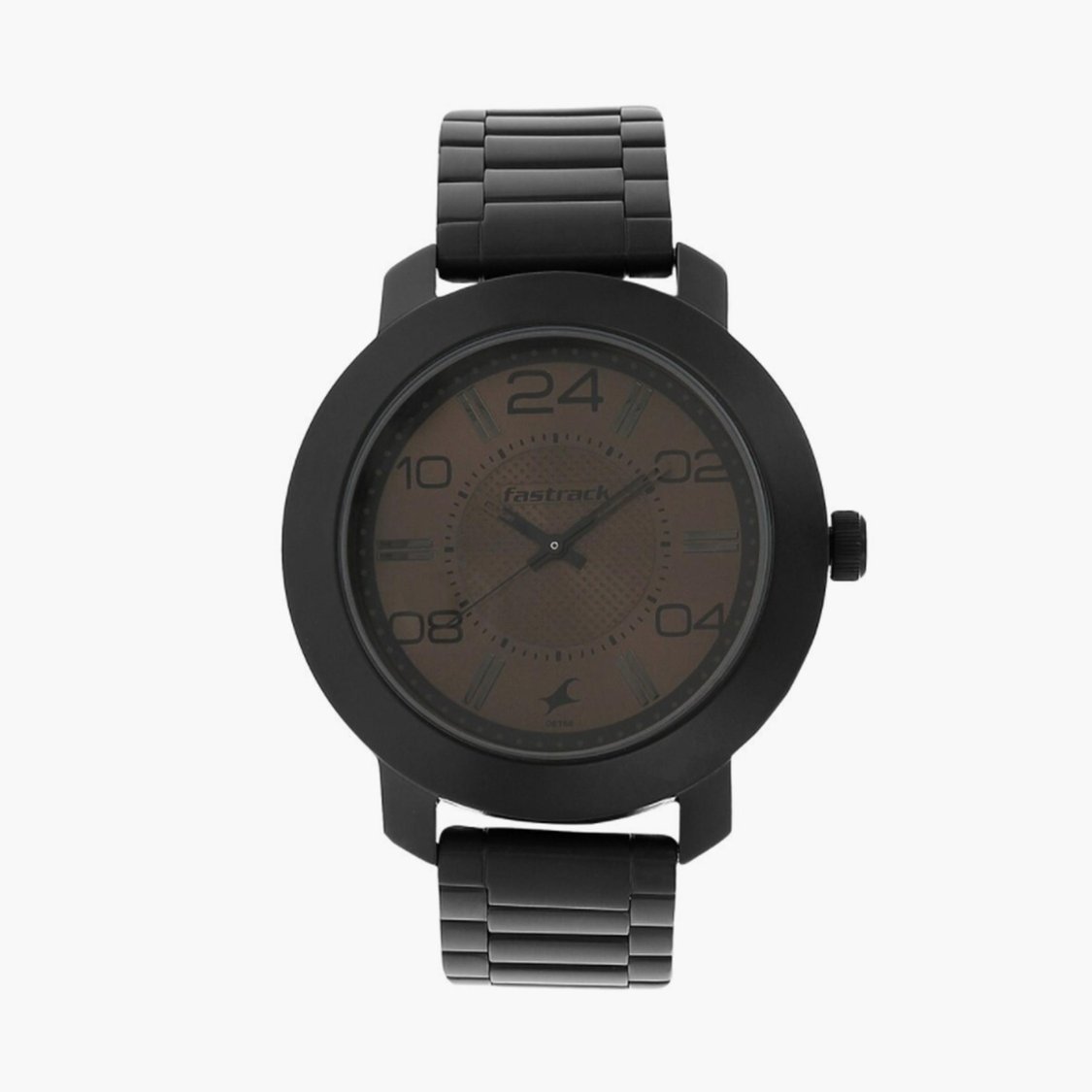 Fastrack watches for mens black metal best sale