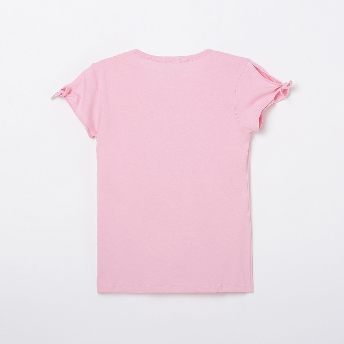 UNITED COLORS OF BENETTON Girls Sequinned Round Neck T-shirt