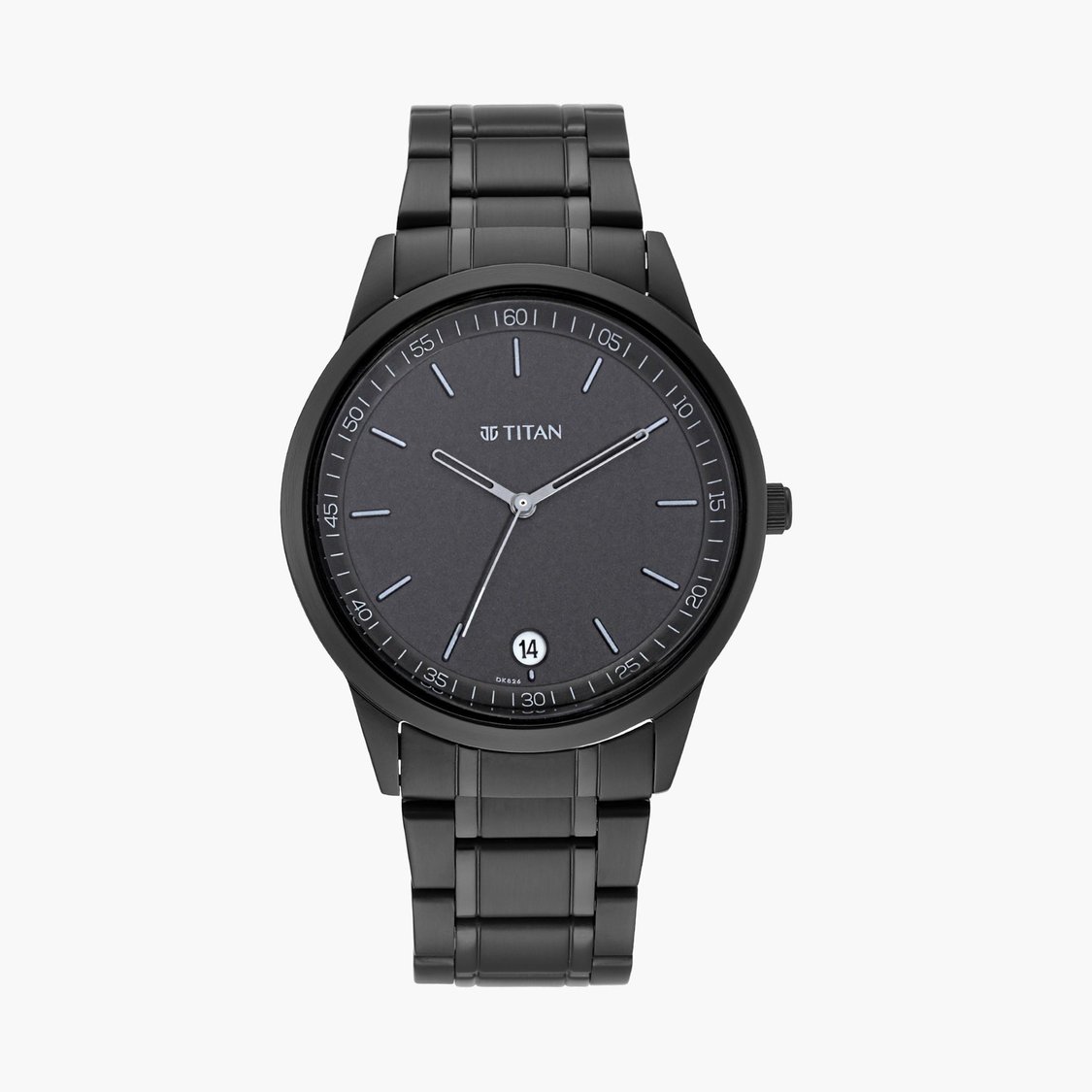 TITAN Men Analog Watch with Metal Strap - 1806NM01