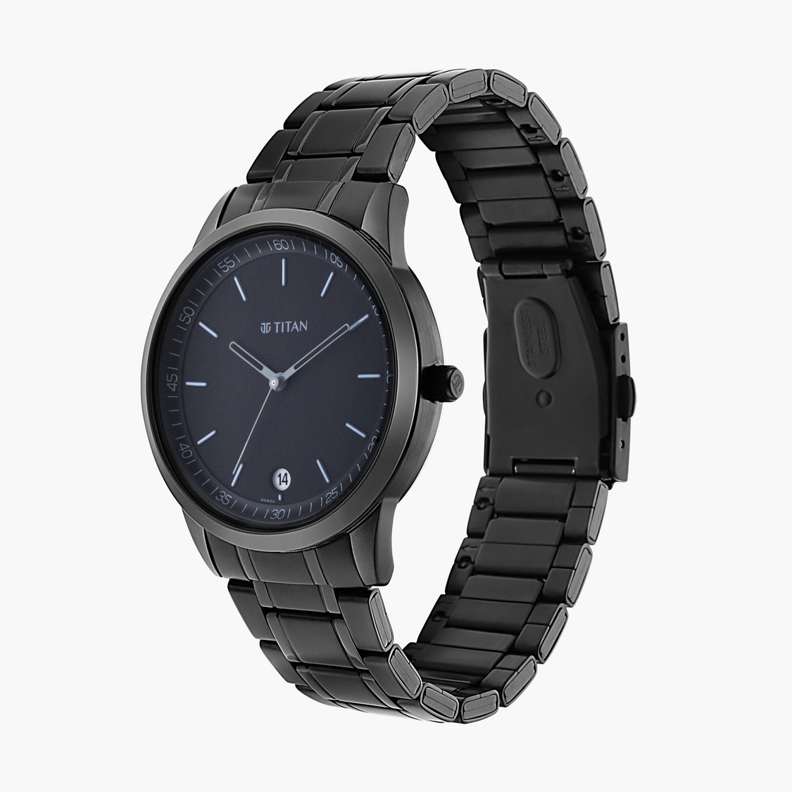 TITAN Men Analog Watch with Metal Strap - 1806NM01