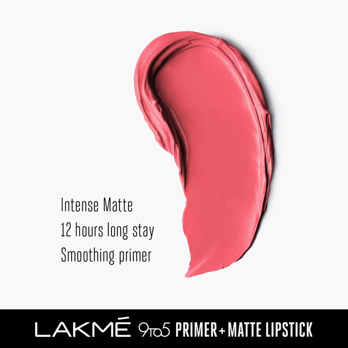 LAKME 9 To 5 Primer Matte Lipstick- Blush Pink- 3.6g