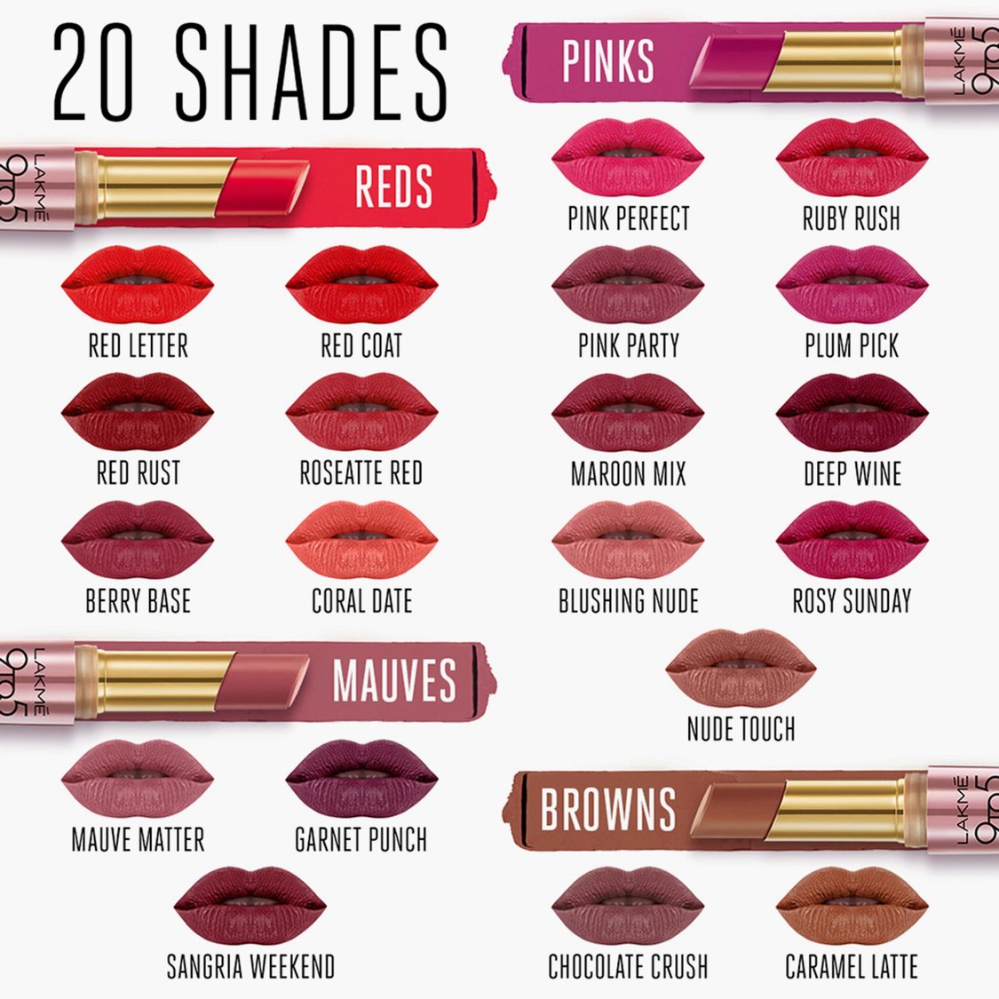 LAKME 9To5 Primer + Matte Lip Color - Blushing Nude - 3.6g