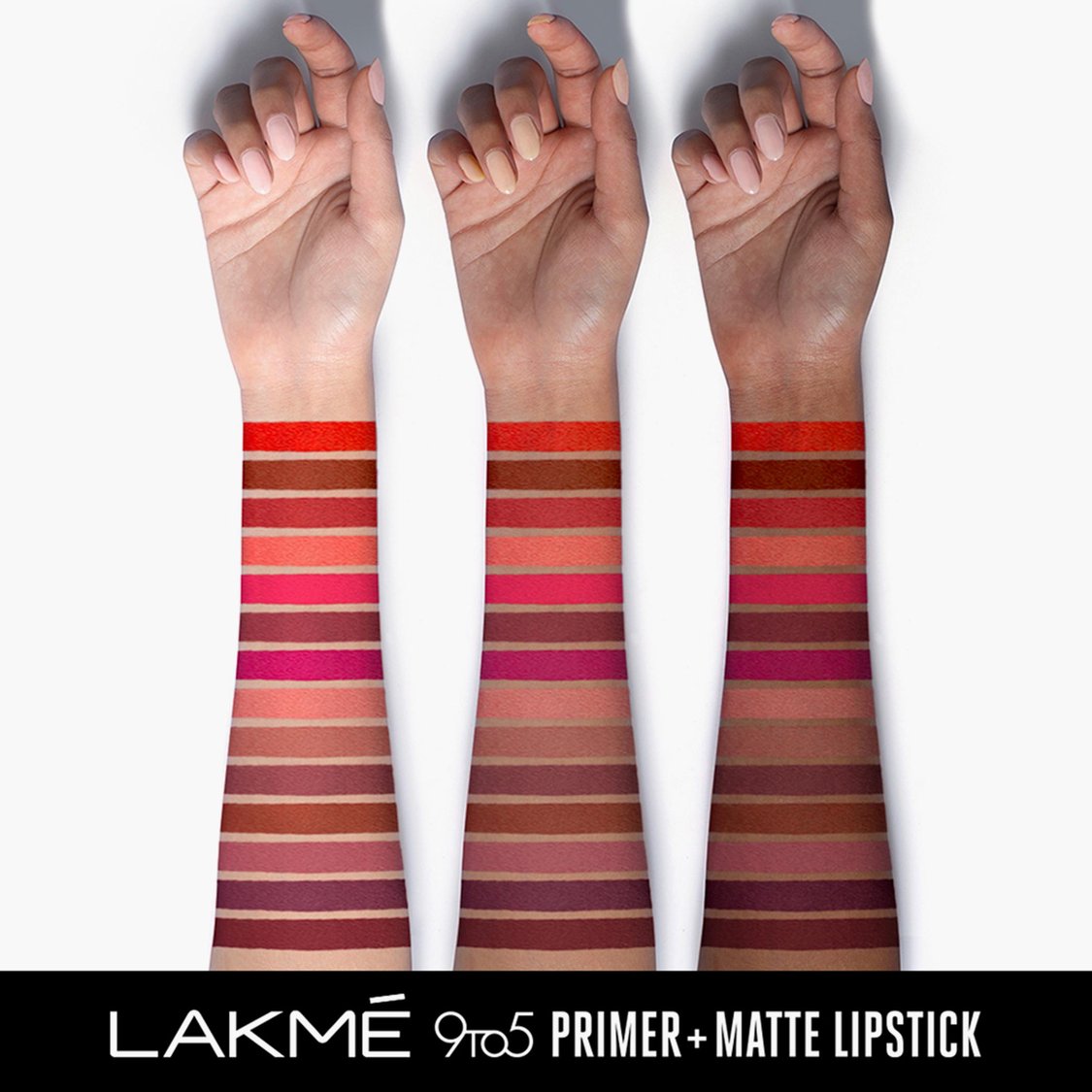LAKME 9TO5 Primer + Matte Lip Lipstick - MB1 Chocolate Crush - 3.6 g