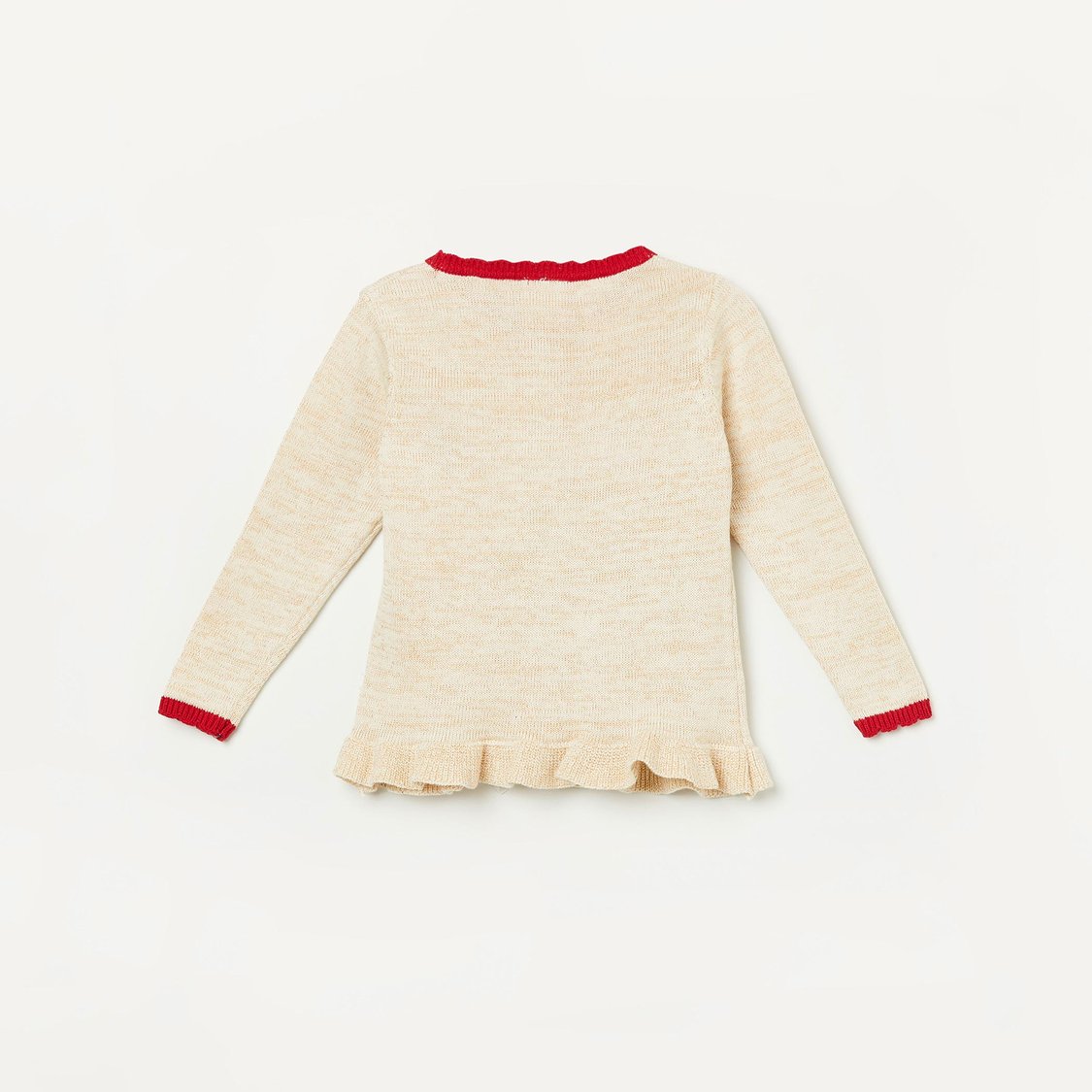 JUNIORS Girls Embroidered Sweater