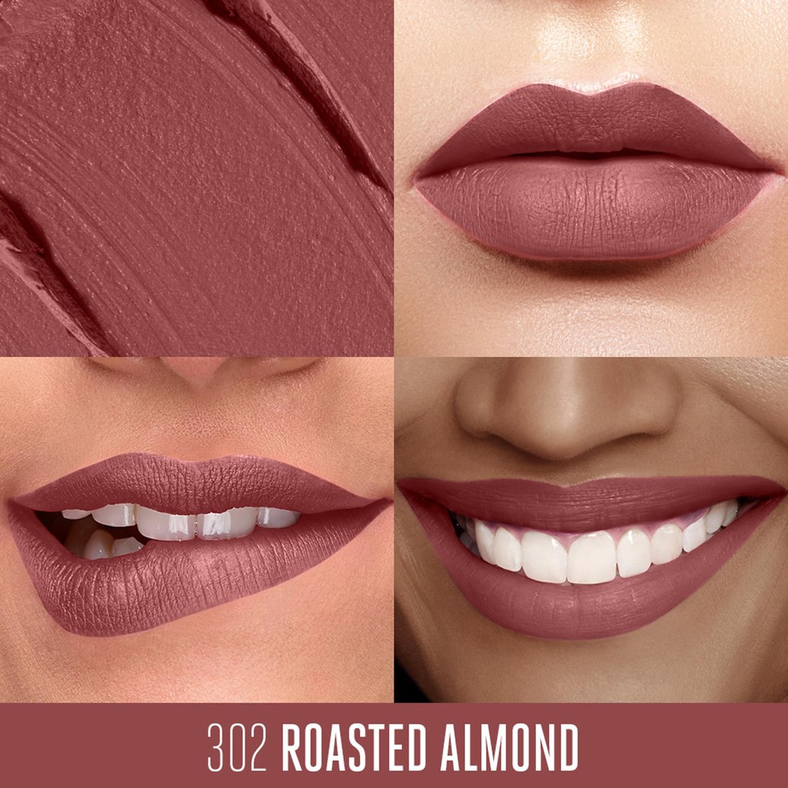 LAKME Absolute Plush Matte Lip Crayon- 302 Roasted Almond- 2.8g
