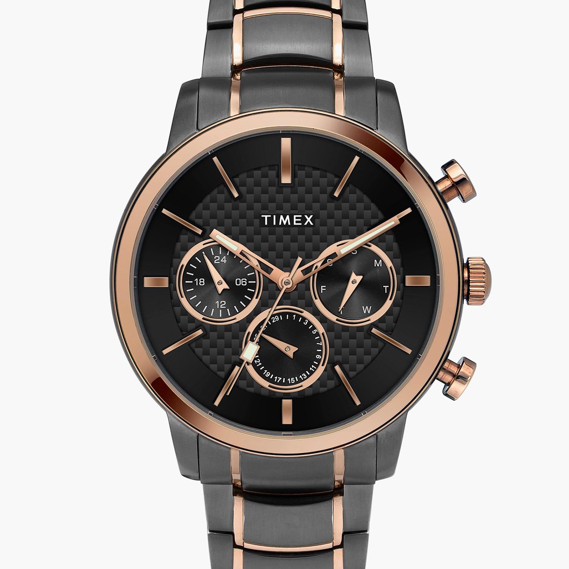 Buy TIMEX Men Chronograph Watch with Stainless Steel Strap