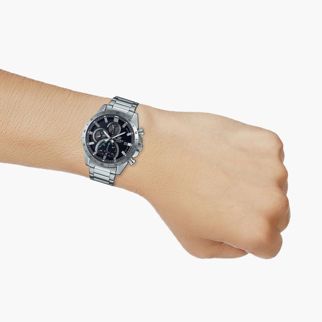 CASIO Edifice Men Multifunctional Bracelet Strap Watch - ED512