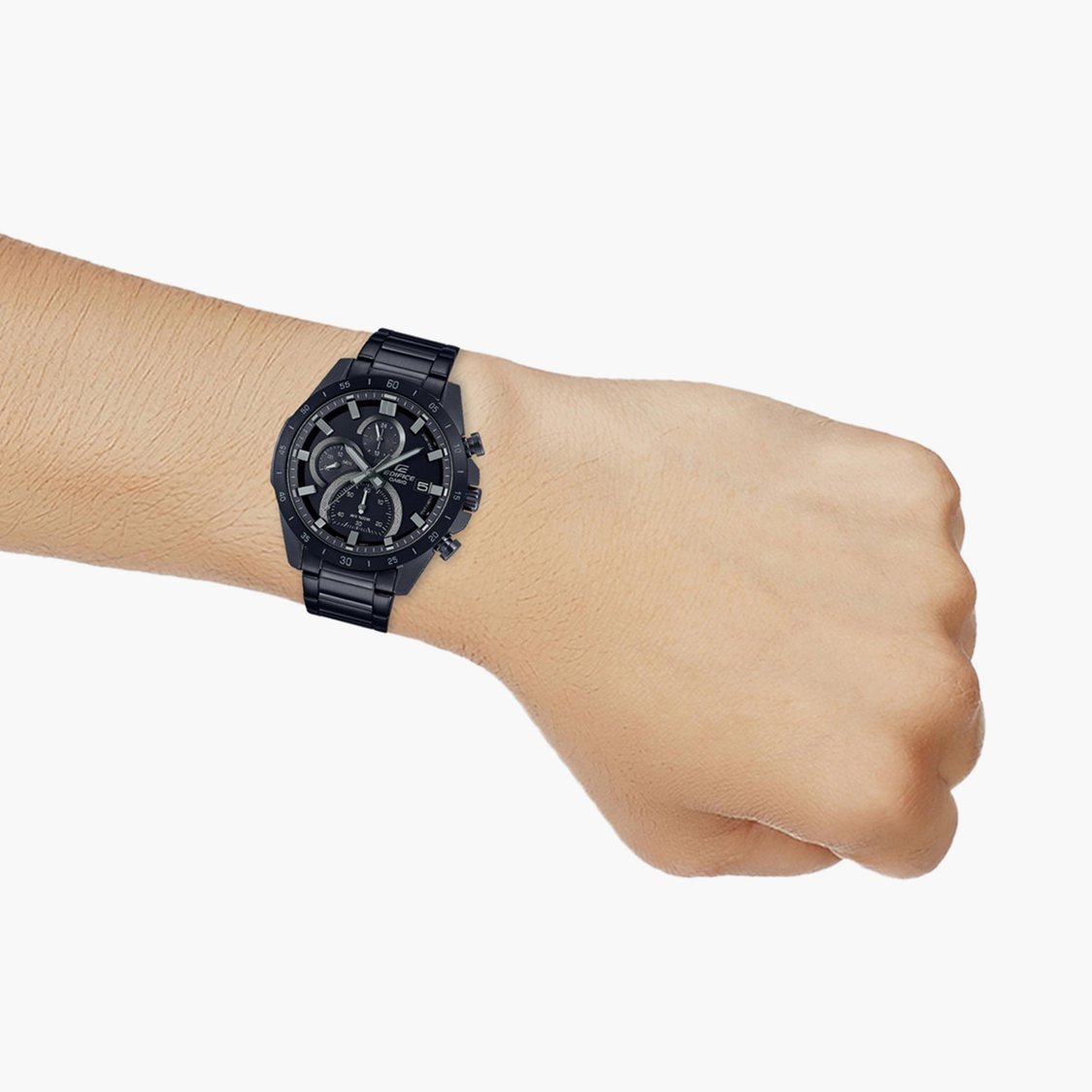 CASIO Edifice Men Multifunctional Bracelet Strap Watch- ED517
