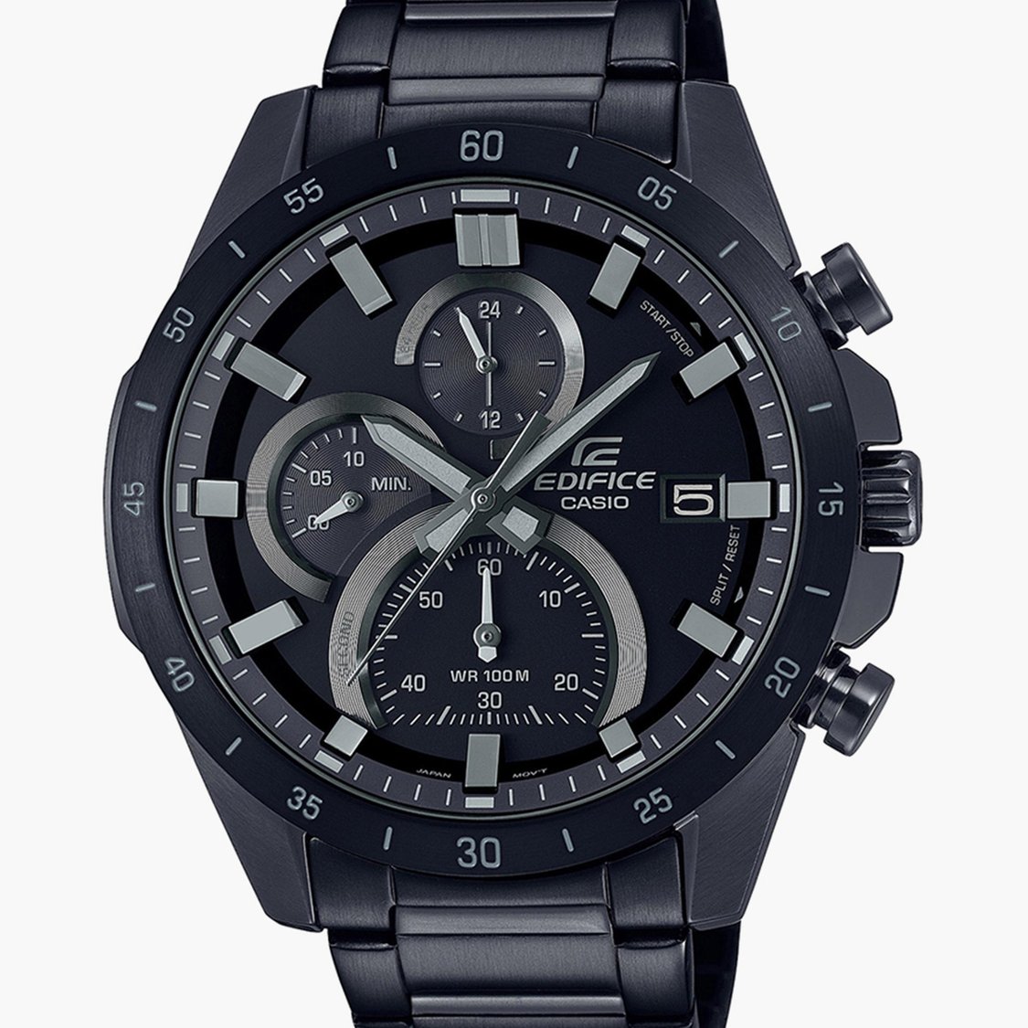 CASIO Edifice Men Multifunctional Bracelet Strap Watch- ED517