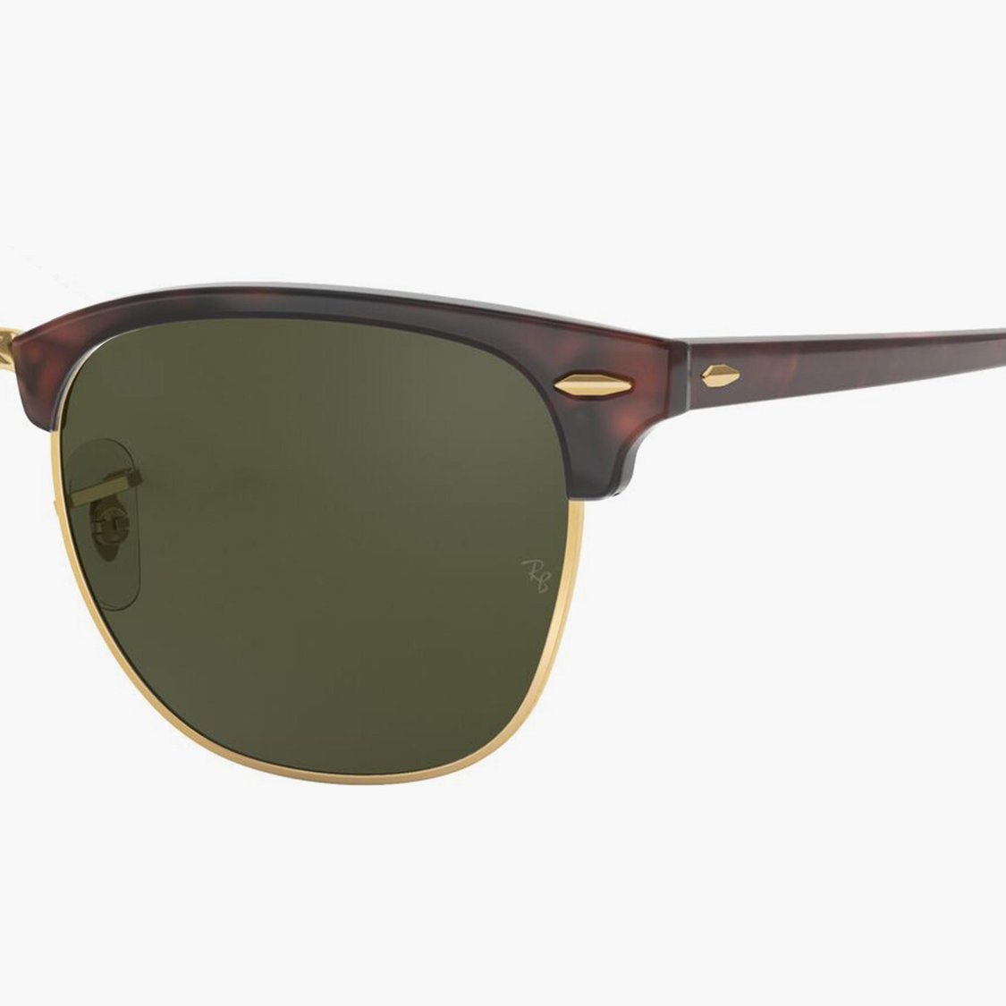 Buy RAY BAN Men Solid Clubmaster Sunglasses 0RB3016 W0366 49 from Rayban at just INR 11190.0