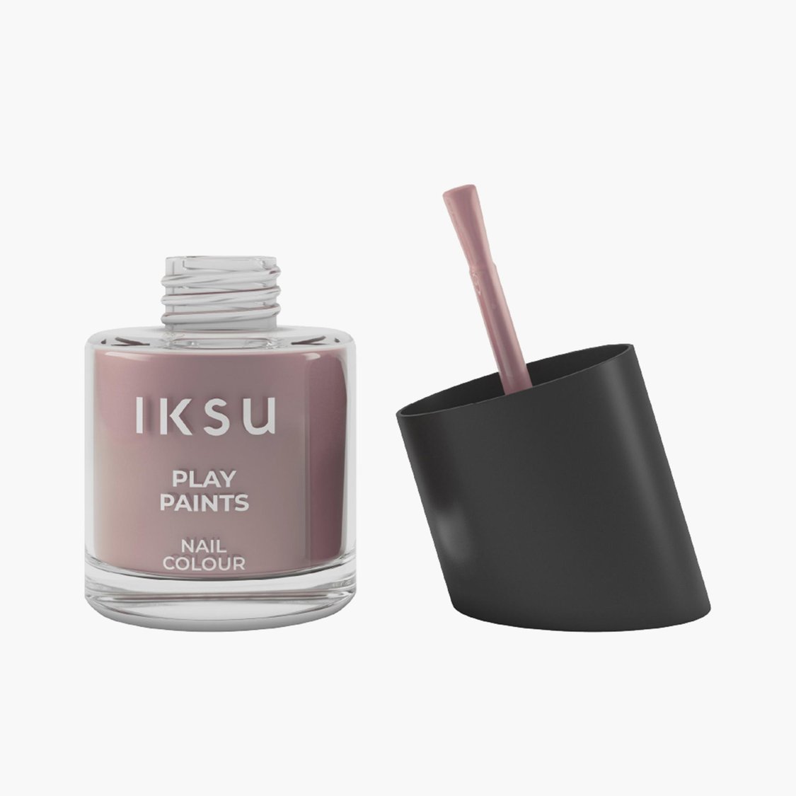 IKSU Play Paints Nail Colour - Bare It Brown - 8ml