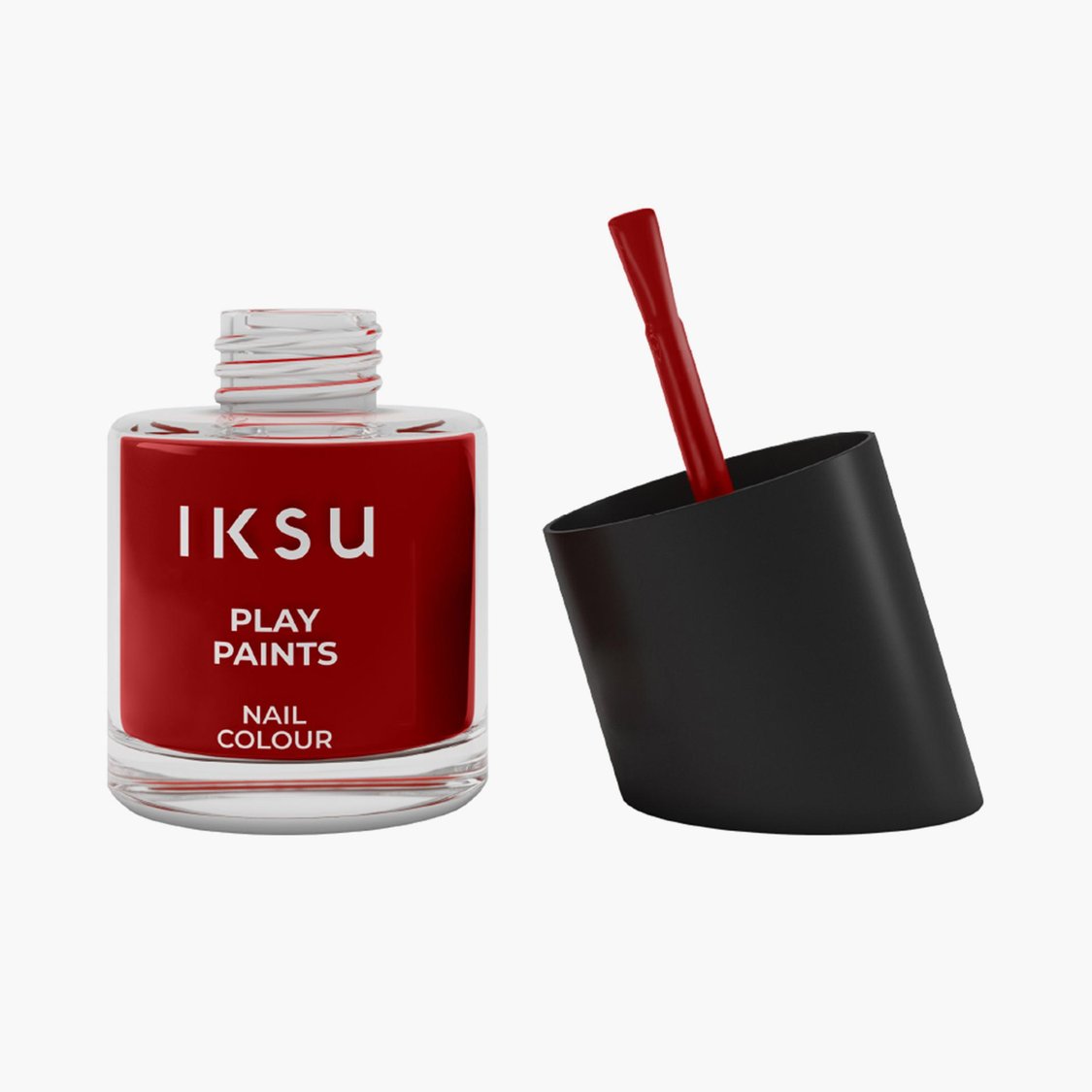 IKSU Play Paints Nail Colour - Chilli Red - 8ml