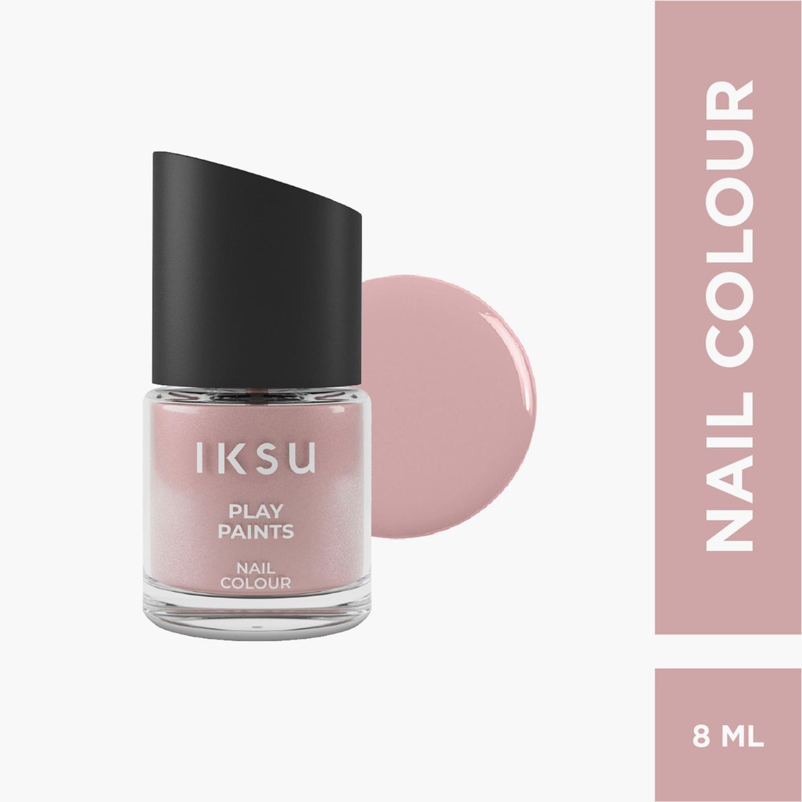 IKSU Play Paint Nail Colour - Nation Pink - 8ml