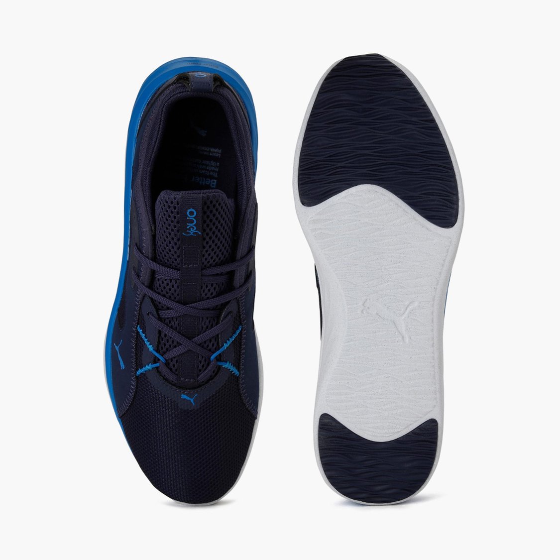 PUMA Men Textured Lace-Up Sports Shoes