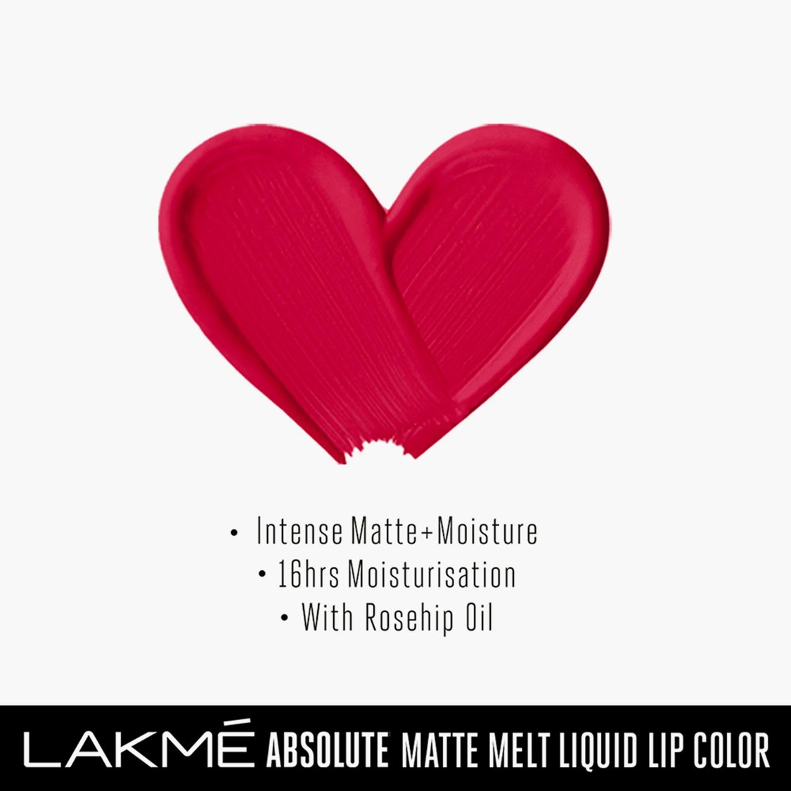 LAKME Absolute Matte Melt Liquid Lip Color - Firestarter Red - 6 ml