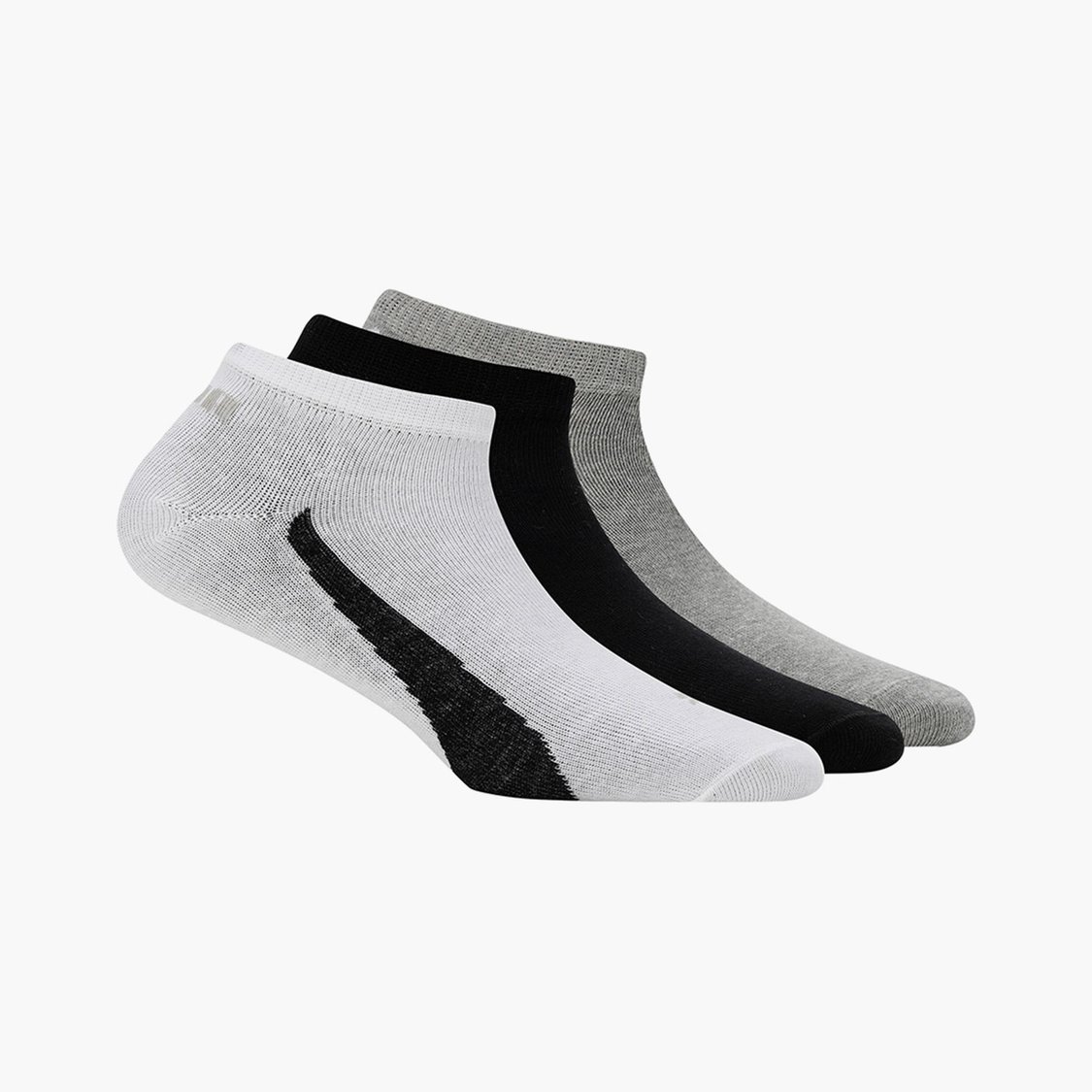 PUMA Men Printed Ankle-Length Socks - Pack of 3