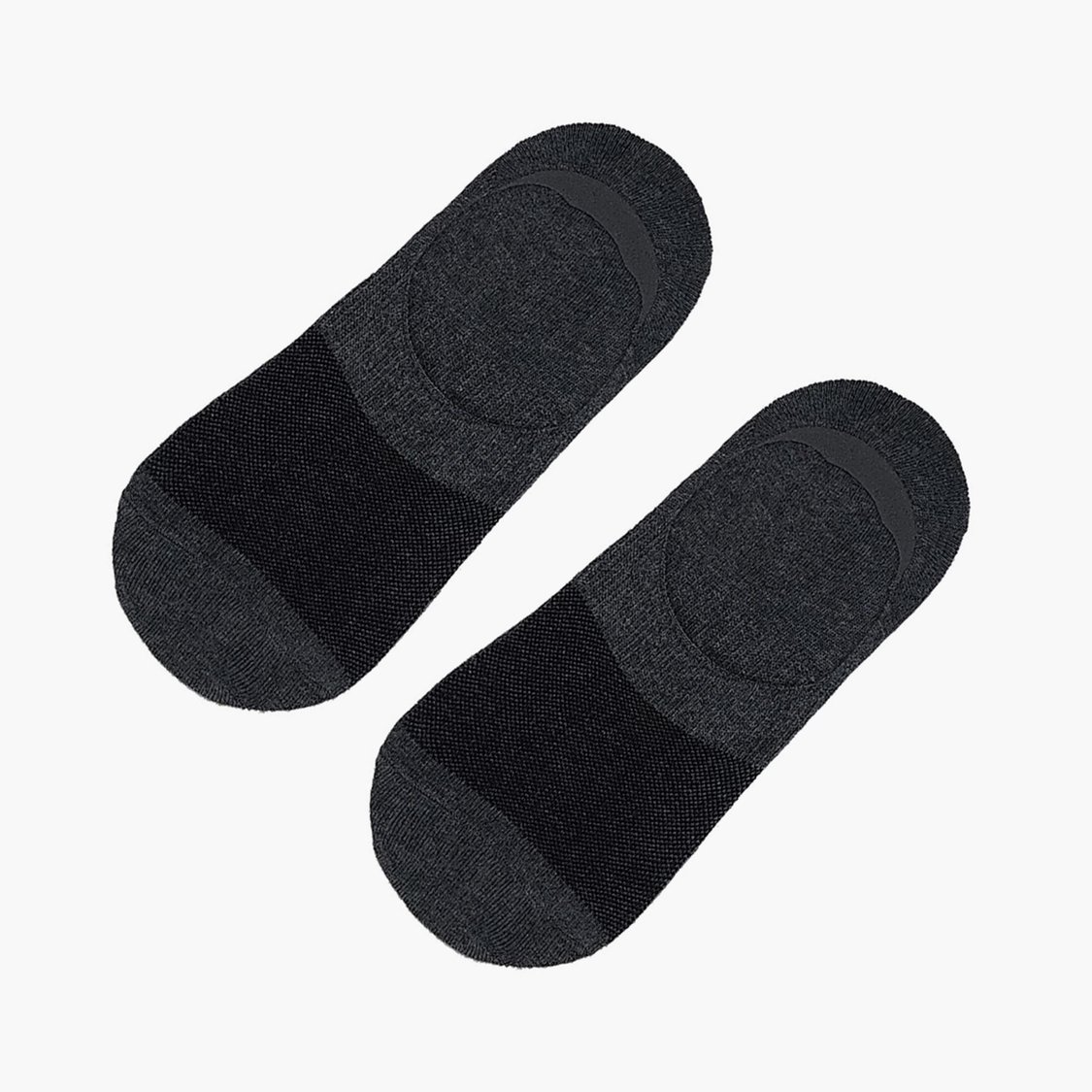 VAN HEUSEN Men Textured Formal No-Show Socks