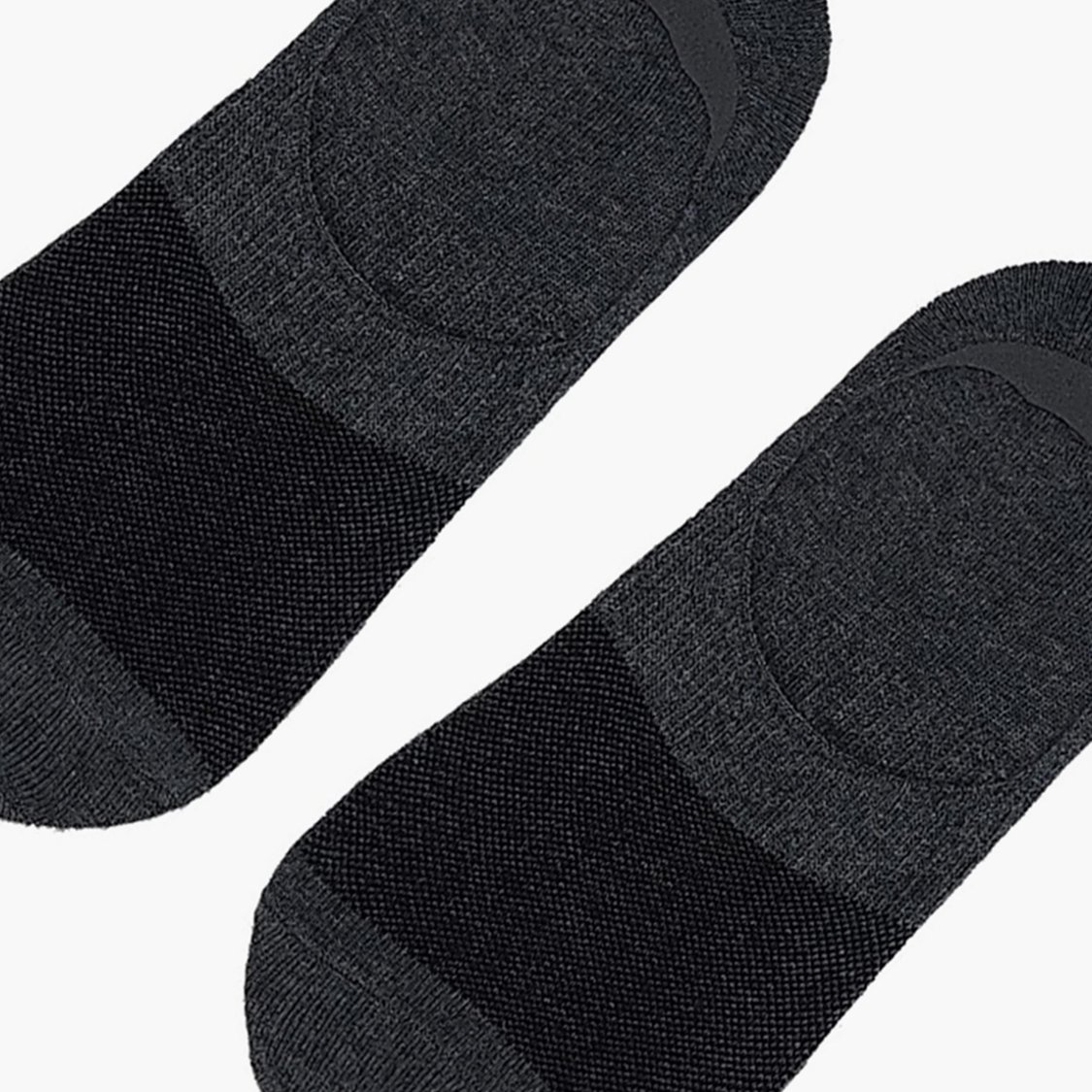 VAN HEUSEN Men Textured Formal No-Show Socks