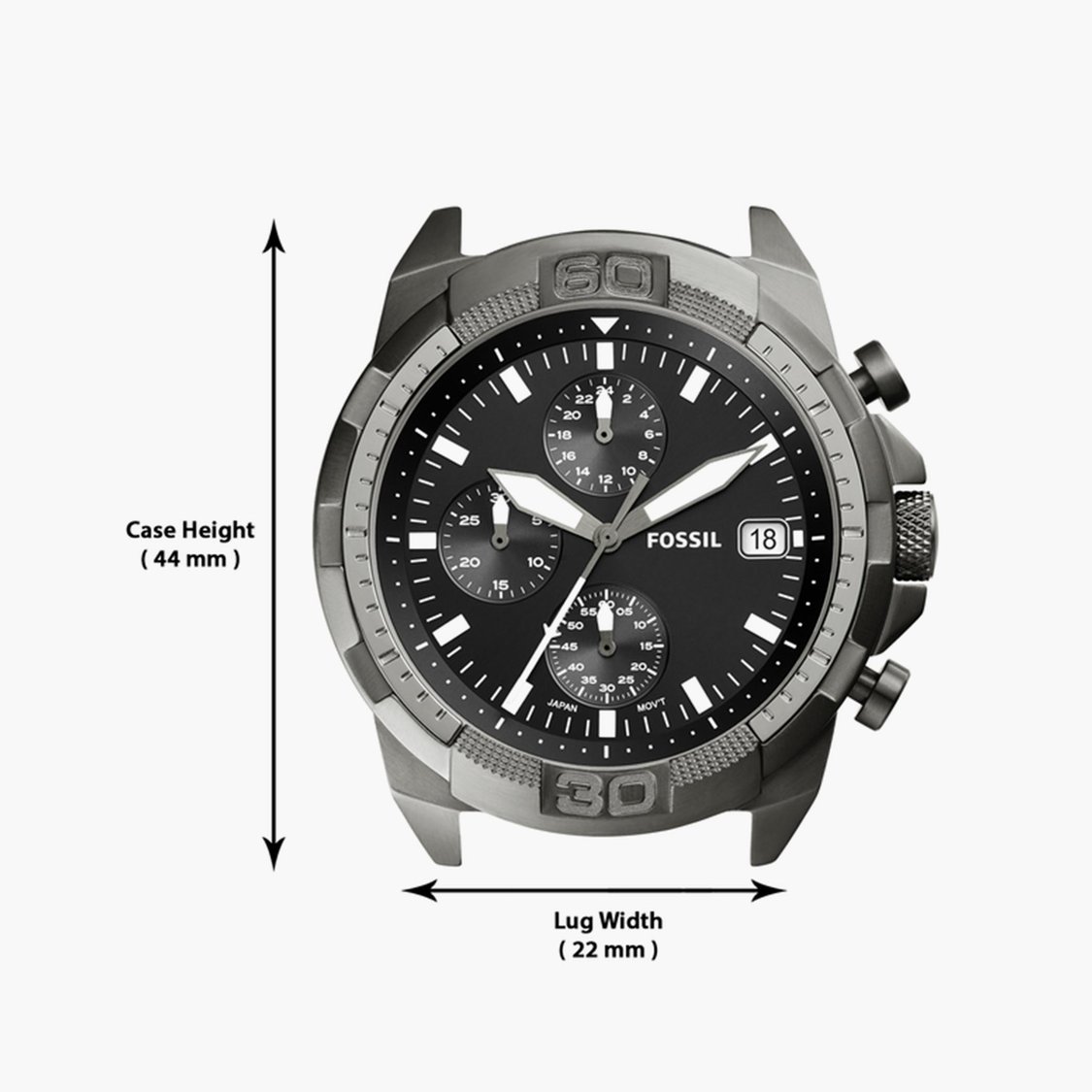 Buy FOSSIL Men Engraved Chronograph Watch FS5852I from Fossil at