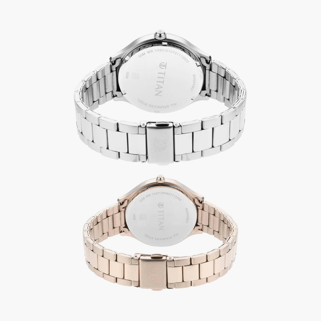 Buy TITAN Unisex Couple Analog Watch Set -9400494204KM01 from