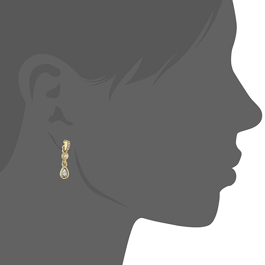 ESTELE Embellished Drop-Earrings