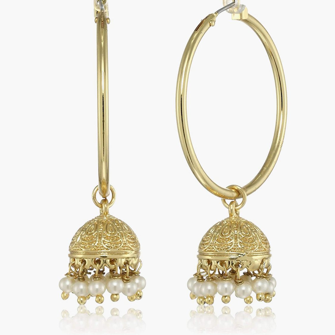 ESTELE Women Beaded Jhumkas