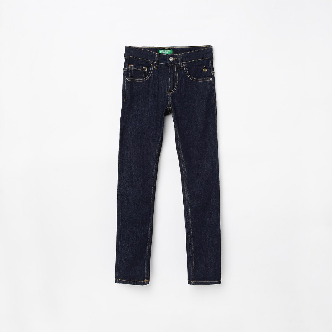 UNITED COLORS OF BENETTON Boys Stonewashed Slim Fit Jeans