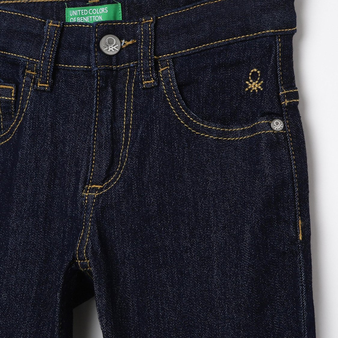 UNITED COLORS OF BENETTON Boys Stonewashed Slim Fit Jeans