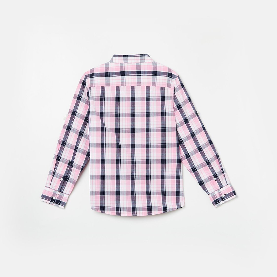 UNITED COLORS OF BENETTON Boys Checked Regular Fit Casual Shirt