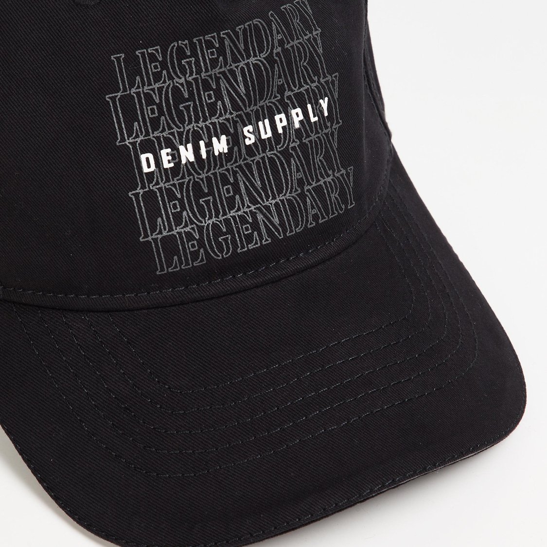 FORCA Men Typographic Printed Adjustable Trucker Cap