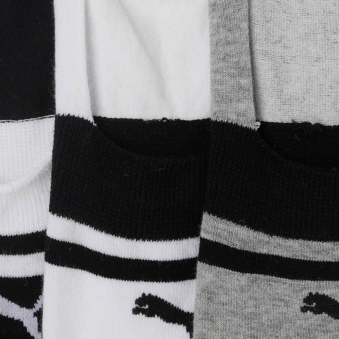 PUMA Men Printed No-Show Socks - Pack of 3