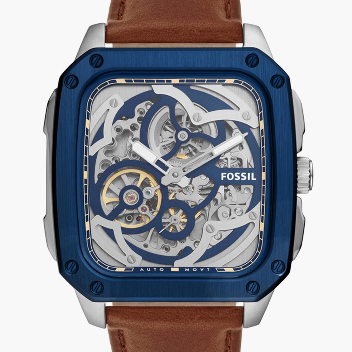 Fossil Automatic Watch Blue Fossil ME3102 Grant Automatic Blue