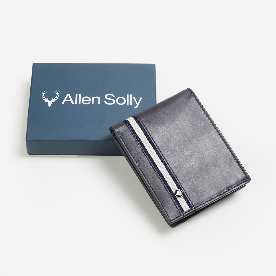 Buy ALLEN SOLLY Men Striped Bi-Fold Wallet from Allen Solly at